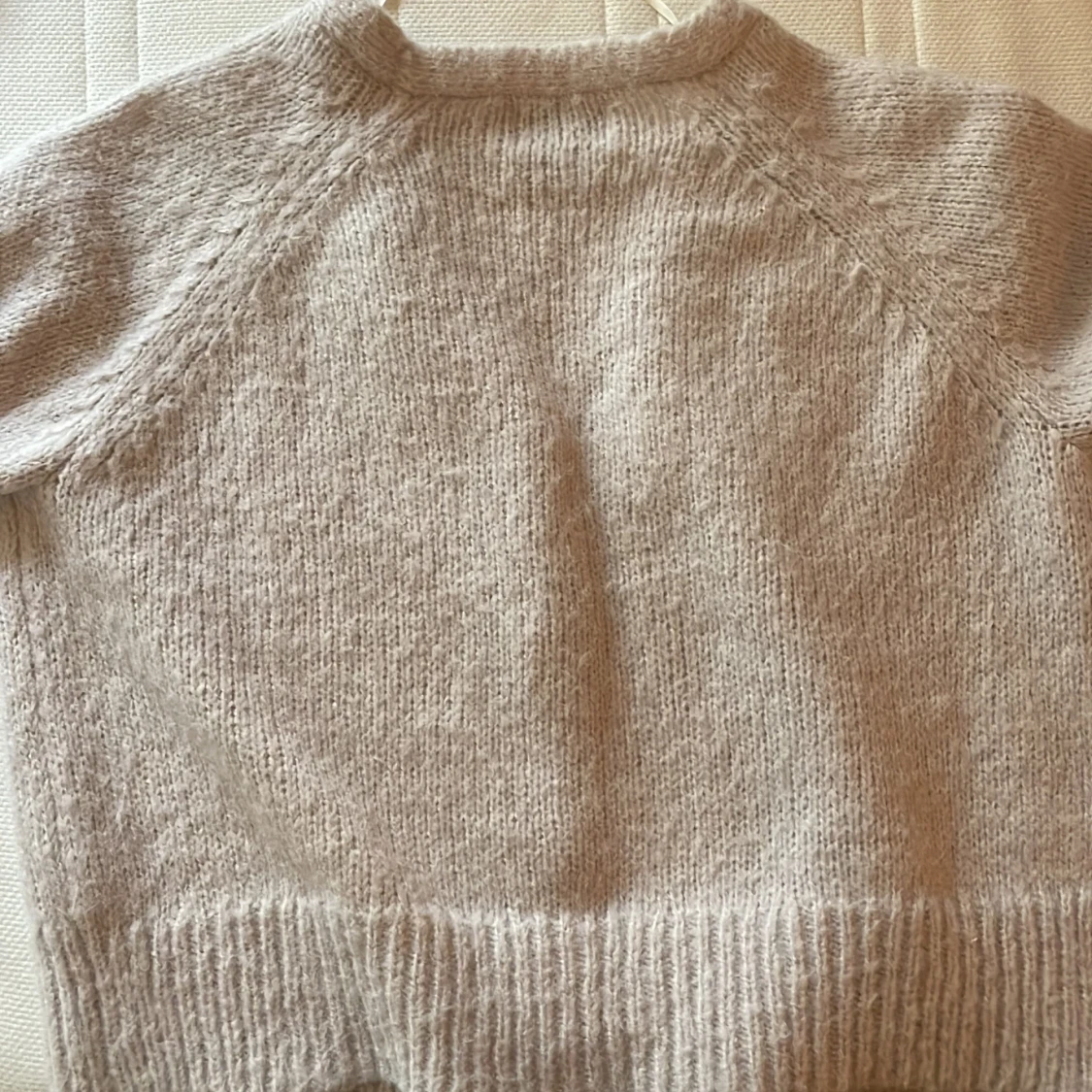 Beige stickad kofta från ONLY - 4
