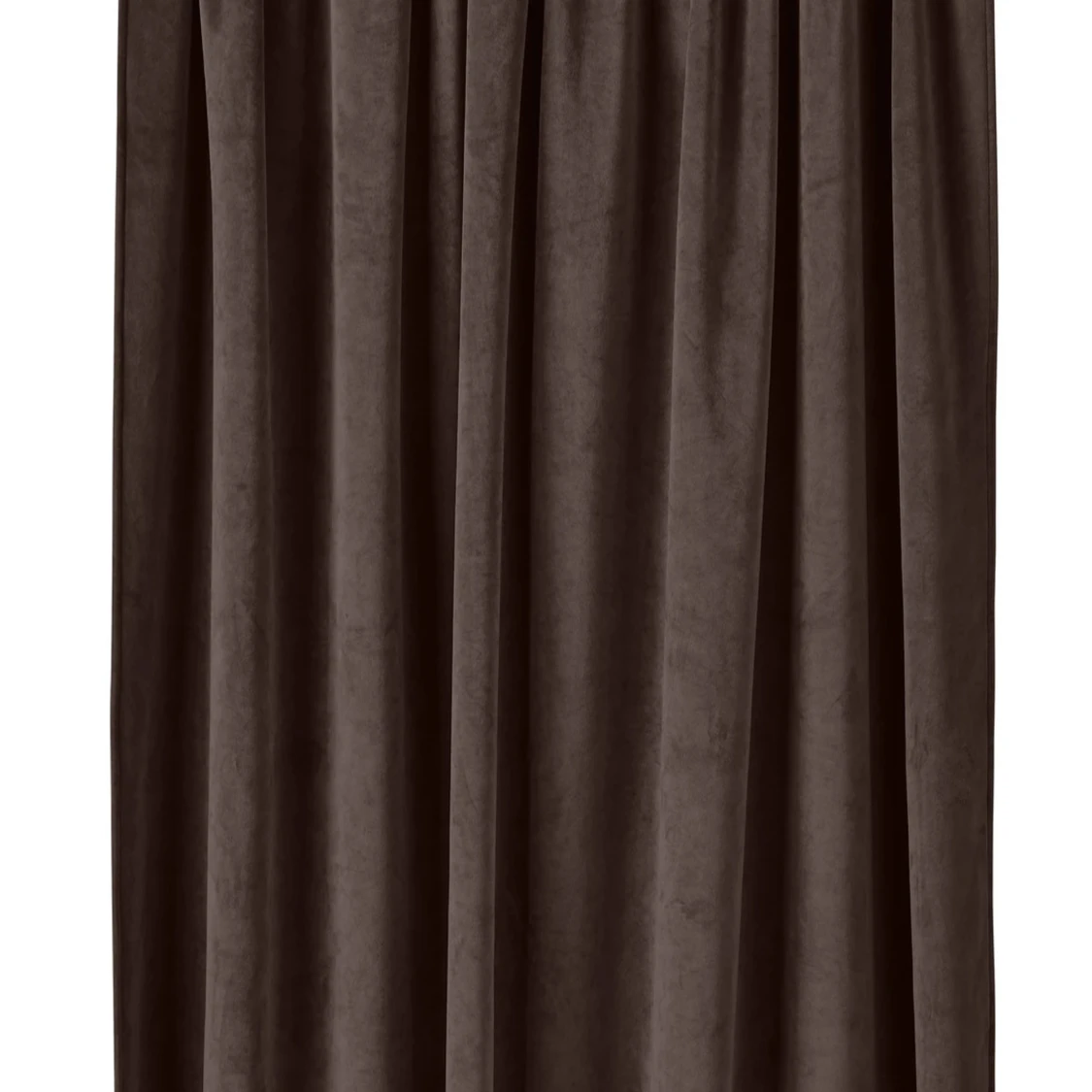 Brun sammetsgardiner  - 1