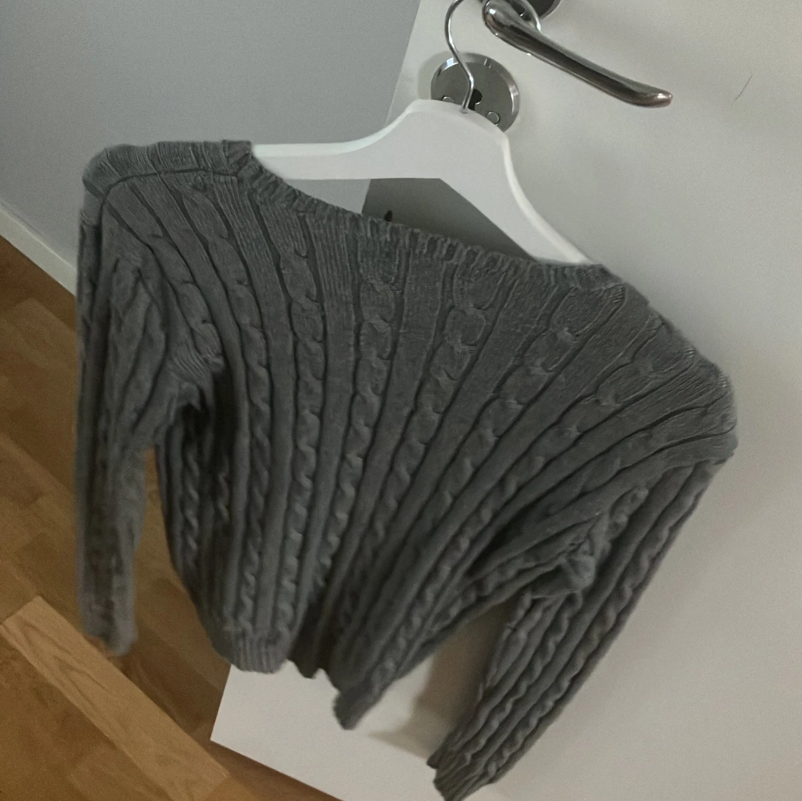 Grå kabelstickad tröja Polo Ralph Lauren - 1