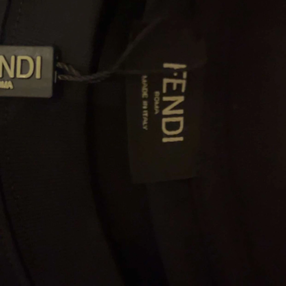 Svart Fendi t-shirt med ögonprint - 1
