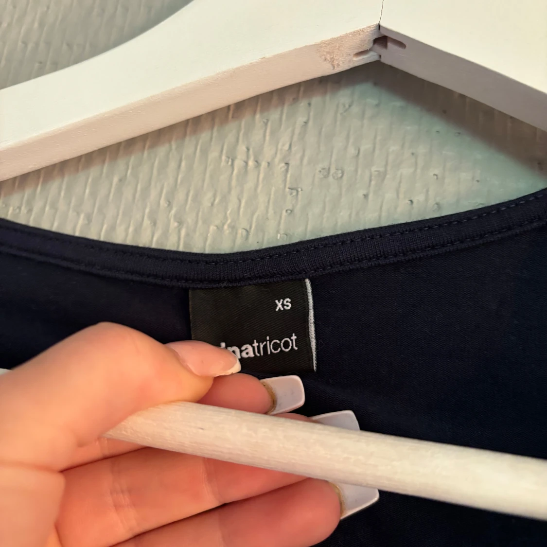 Svart långärmad topp från Gina Tricot - 1