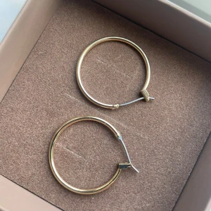 Örhängen från & Other stories  - Klassiska guldfärgade ringar. Säljes då de inte kommer till användning. Använda max en gång har mest legat i smyckeskrinet. (Asken ingår ej i köpet)