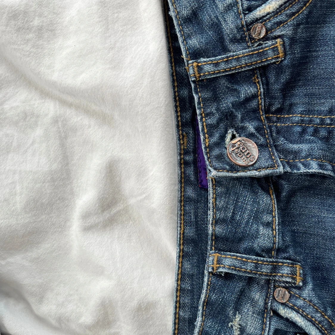 Mörkblå jeanskjol från Vero Jeans - 1