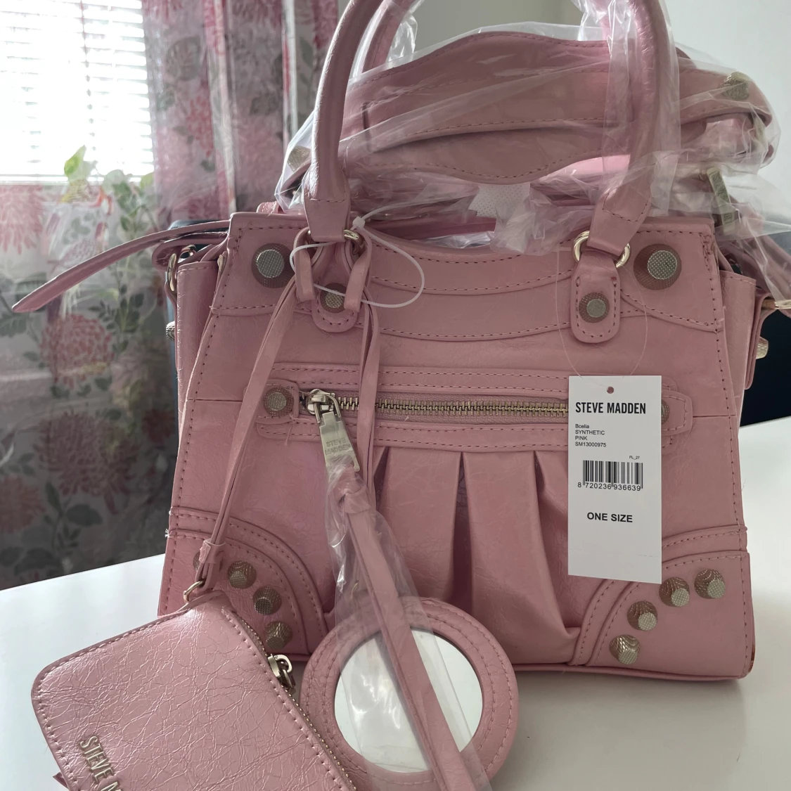 Rosa axelväska från Steve Madden! NOV REA! - 1