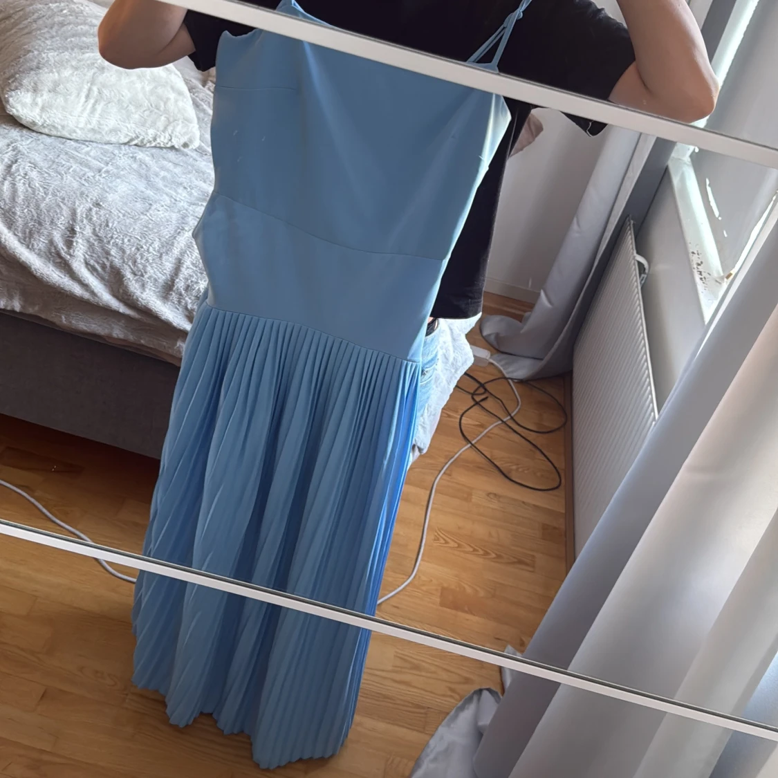 Ljusblå långklänning från brasilien