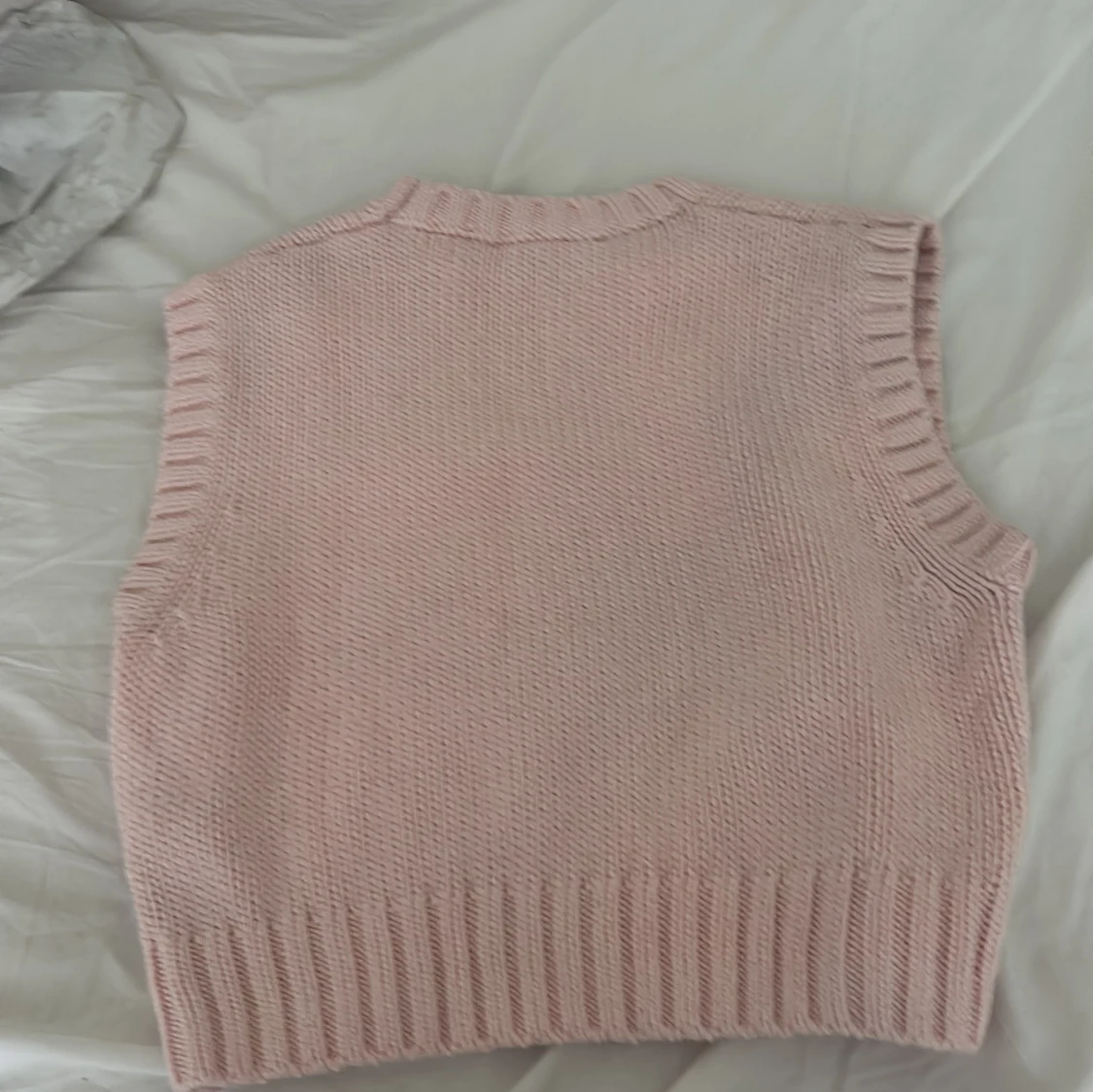 Ljusrosa stickad väst från Zara - 2