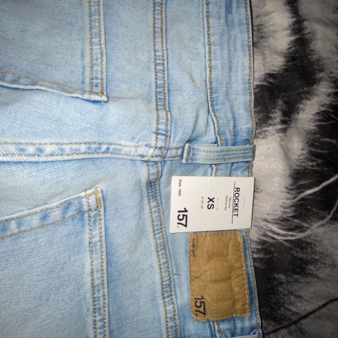 Ljusblå jeans från 157 Rocket XS - 3