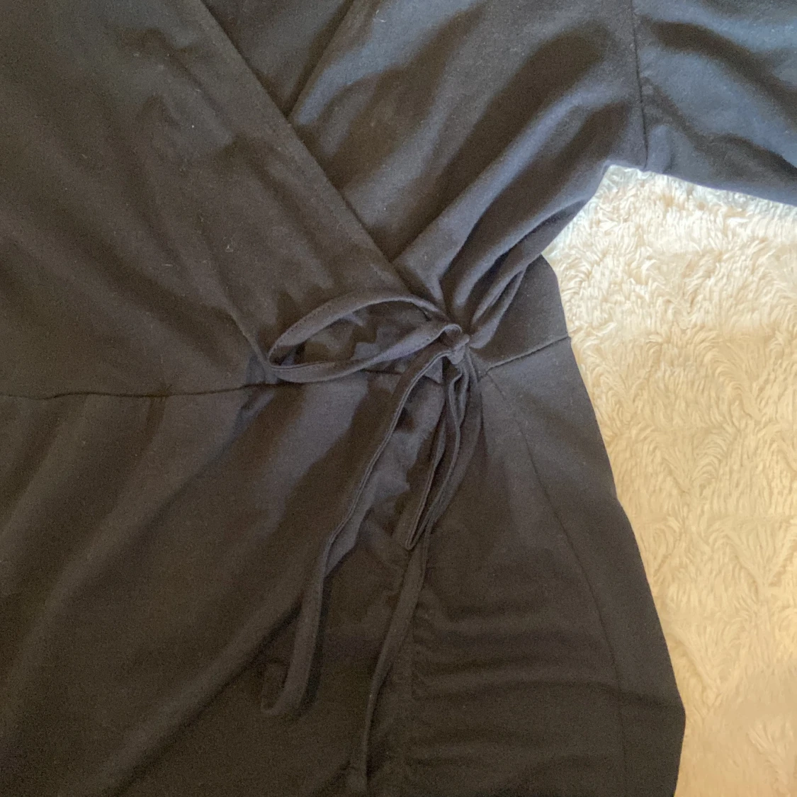 Svart omlottklänning Samsa Collection - 2