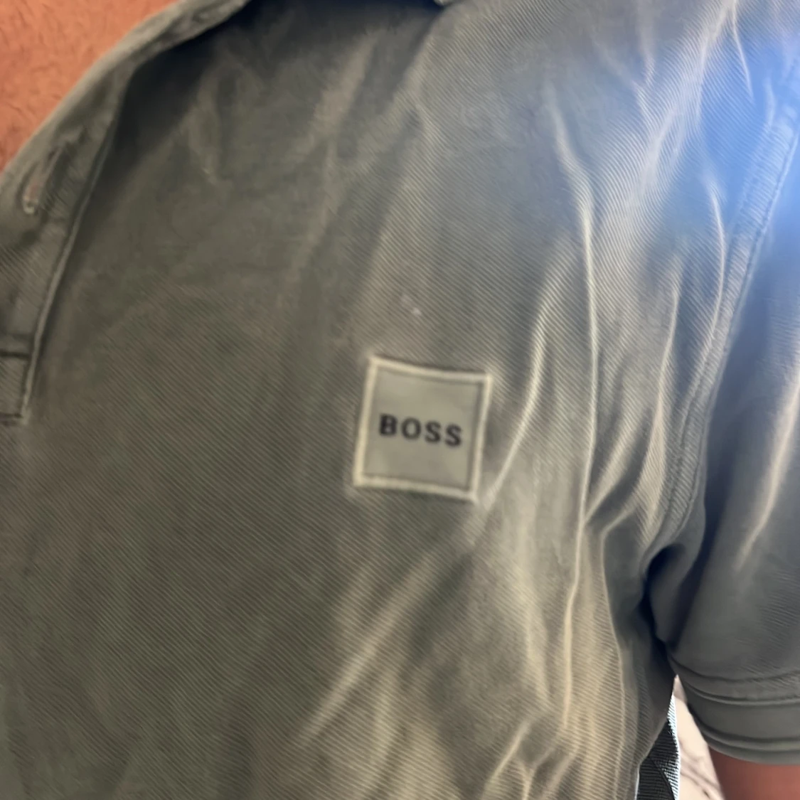 Grön slim fit t-shirt från BOSS - 2