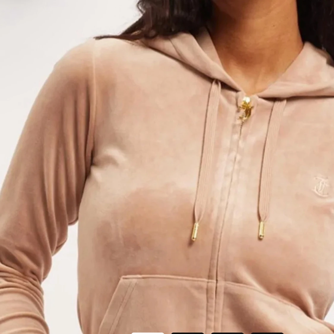 Beige velourjacka Juicy Couture