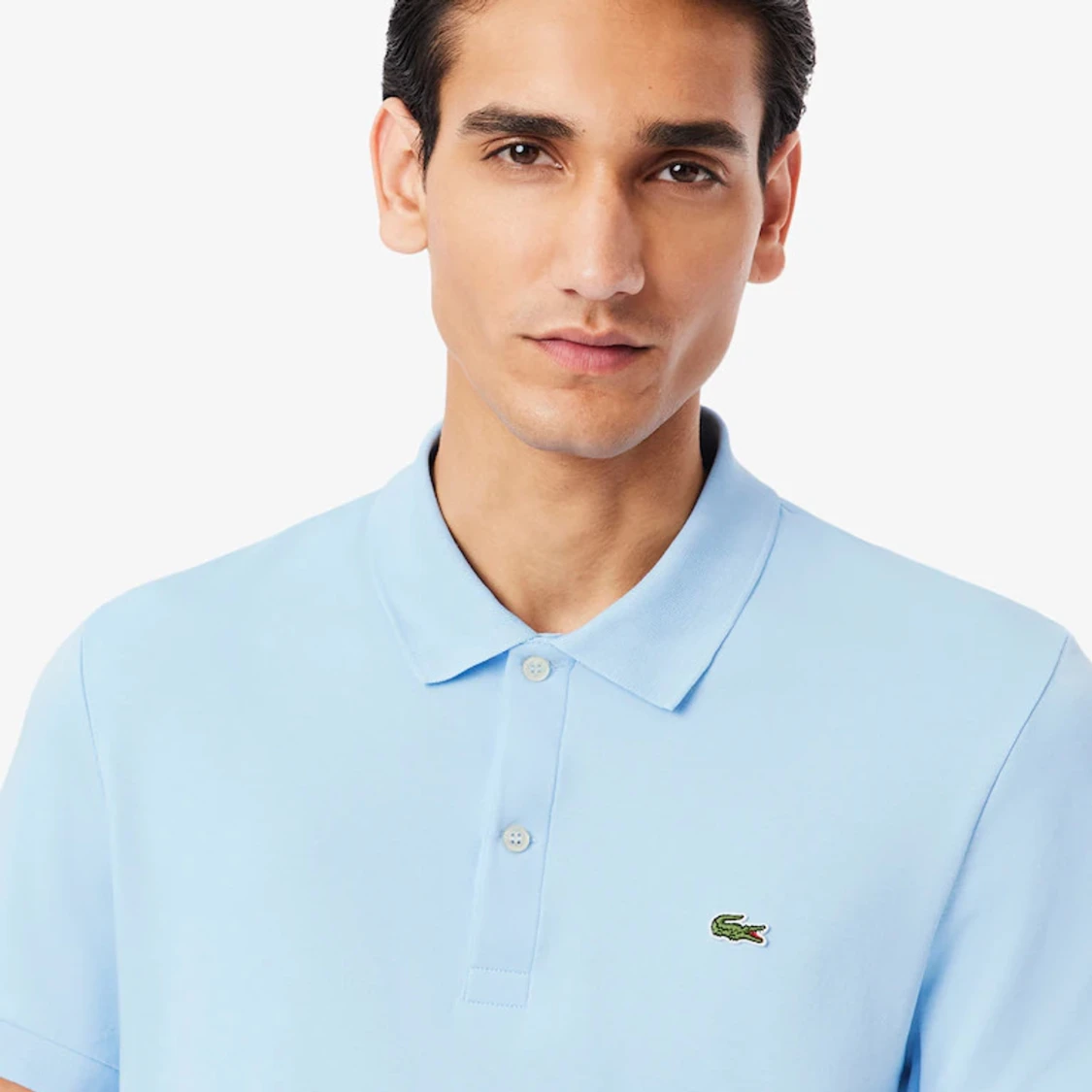 Ljusblå pikétröja från Lacoste - 3