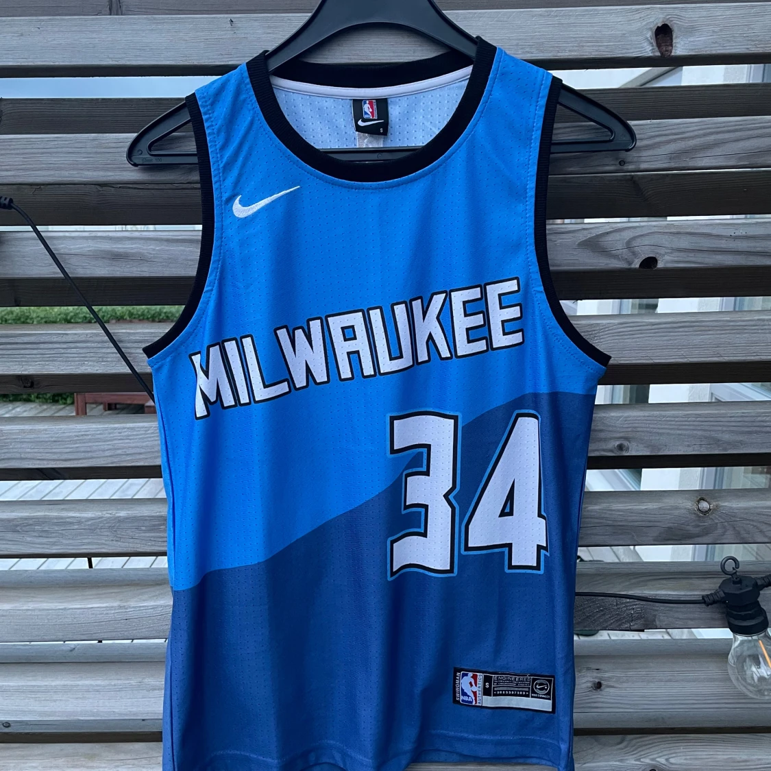 🦌 Milwaukee Bucks City Edition 20/21 – Giannis #34 – Herrstorlek