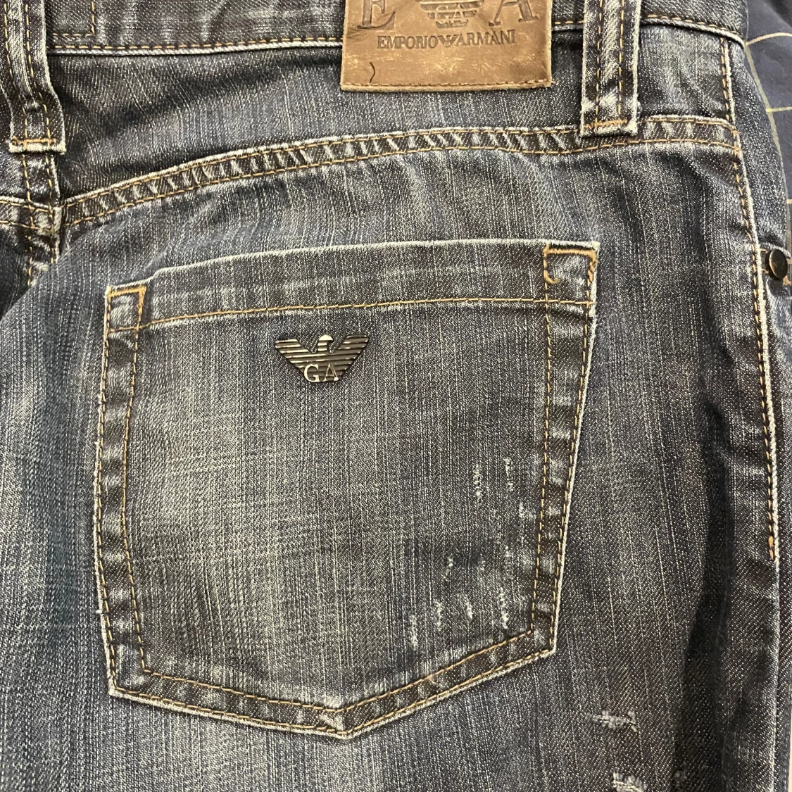 Emporio Armani blå jeans, stl 34 - 2