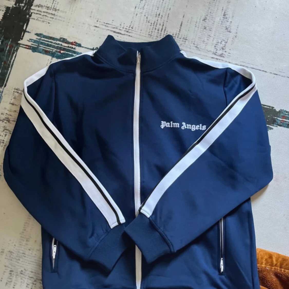 Blå track jacket från Palm Angels