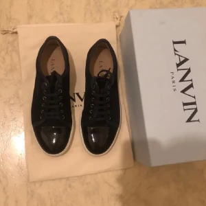 Lanvin skor  - Mörkblå Lanvin skor, knappt använda i storlek 8.