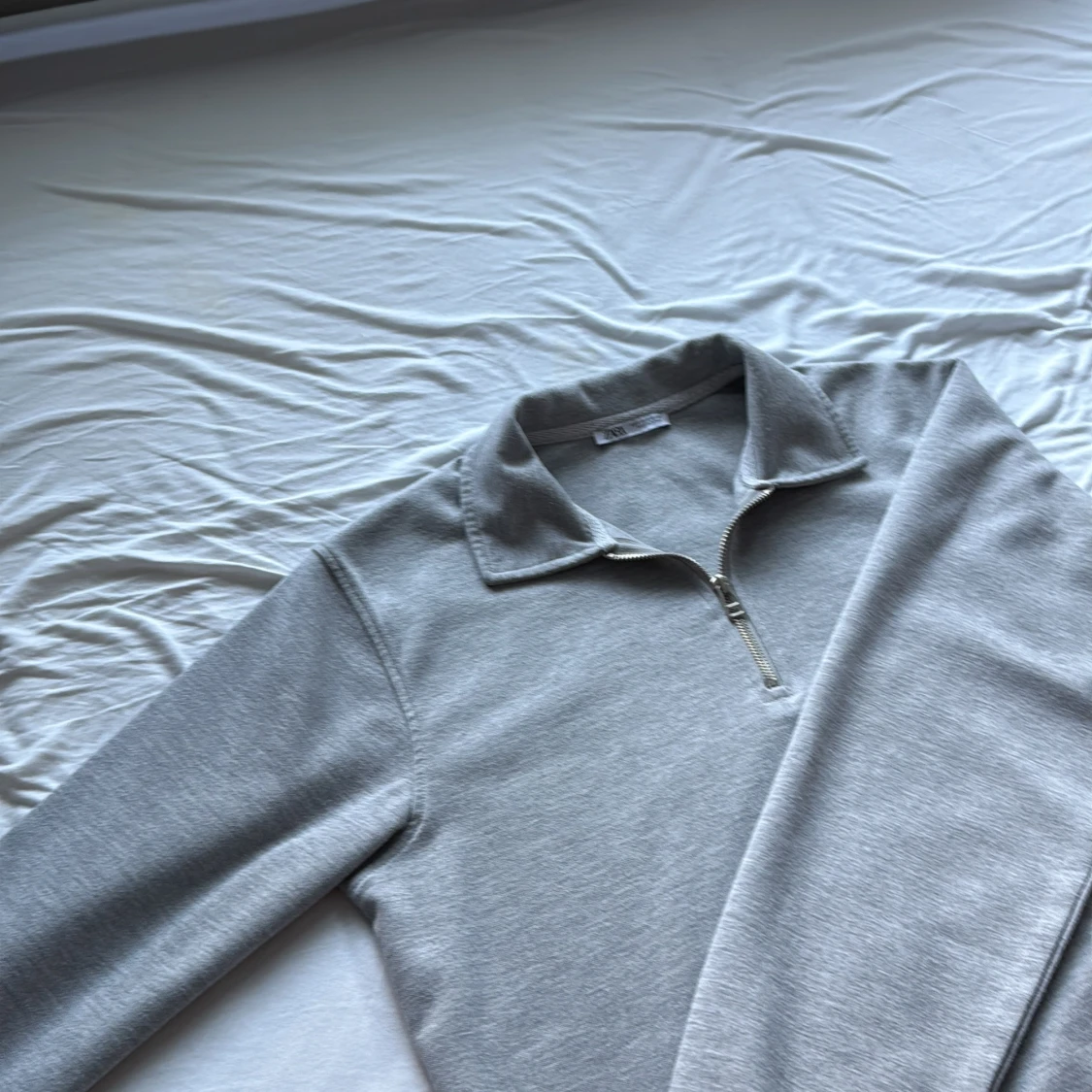 Grå half zip tröja från Zara - 2