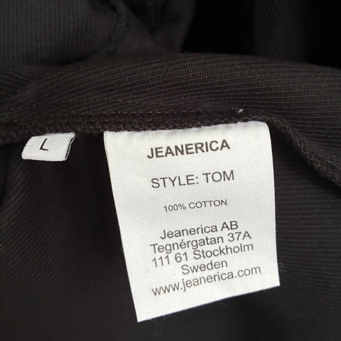 Svart overshirt från Jeanerica, L - 4