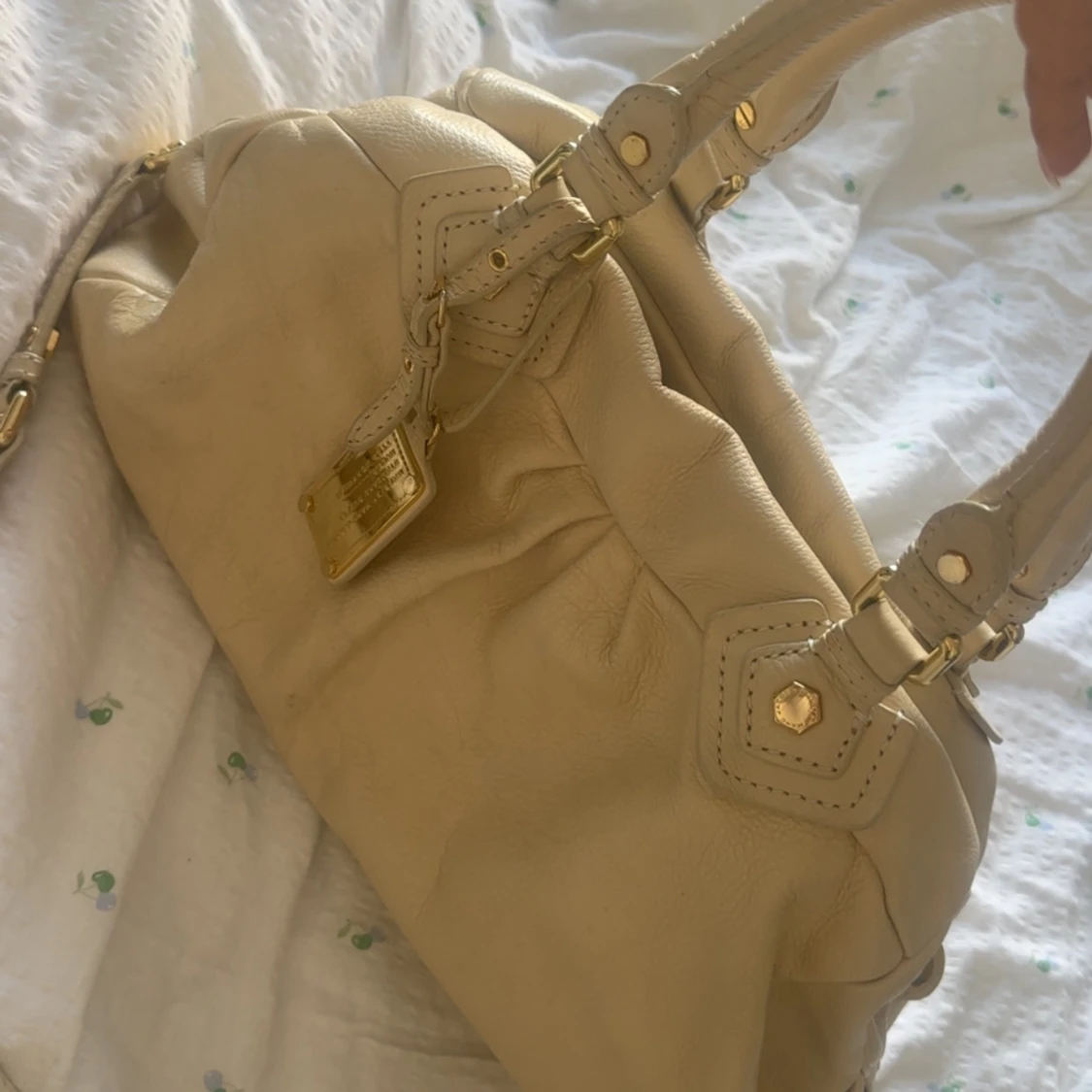 Beige handväska från Marc by Marc Jacobs