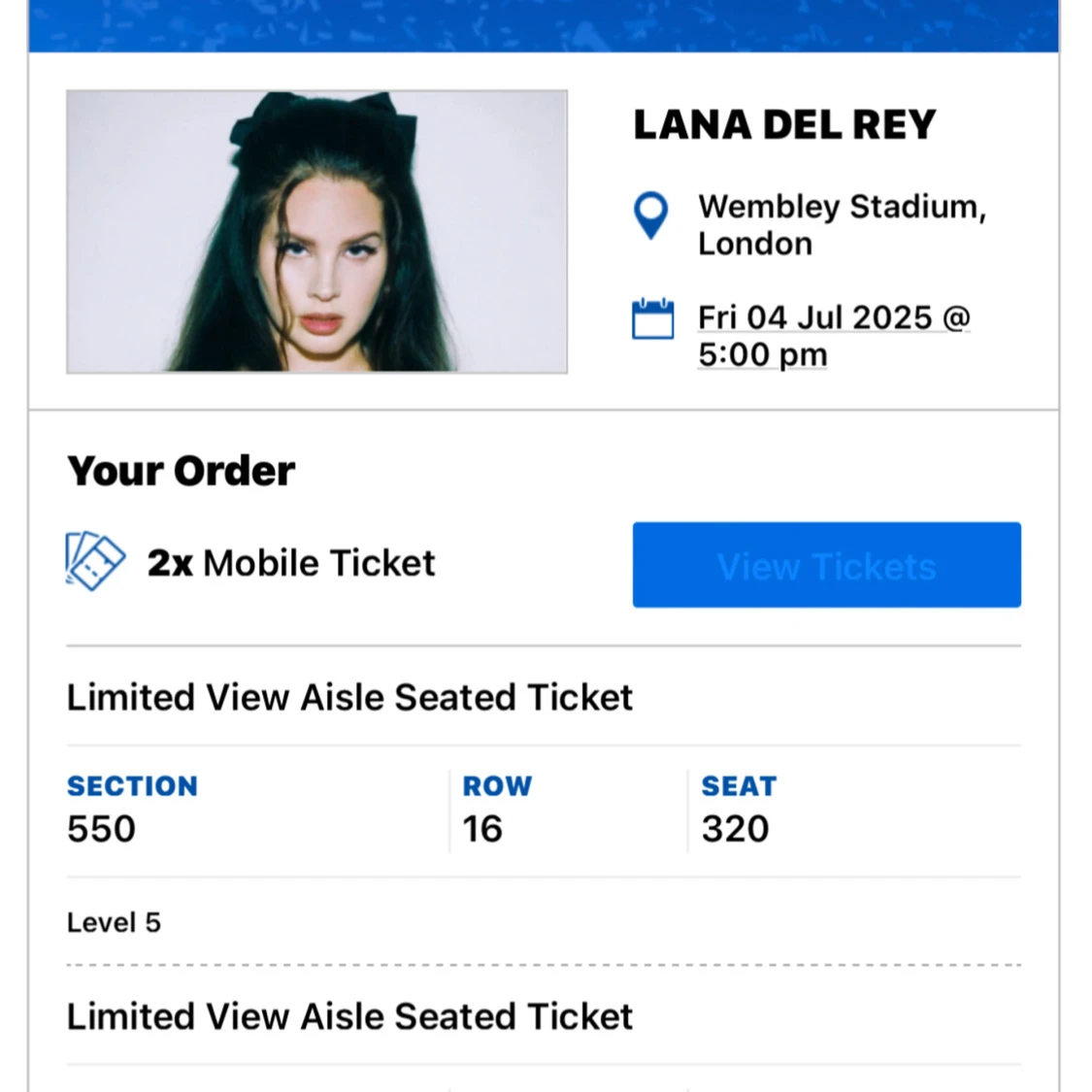 LANA DEL REY LONDON KONSERT