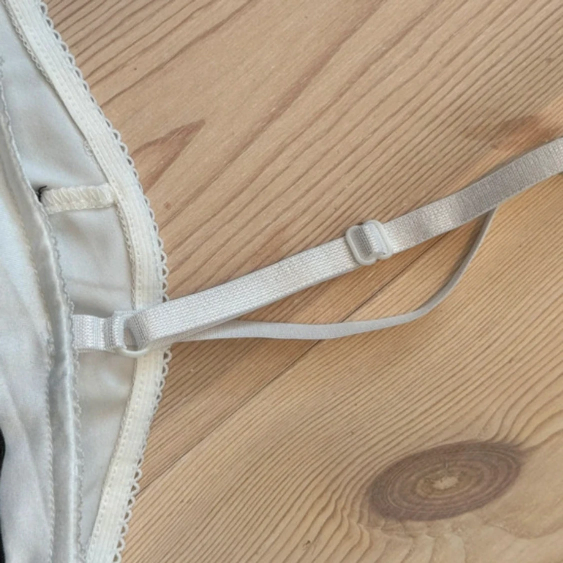 Svart och vit mesh linnetopp - 3