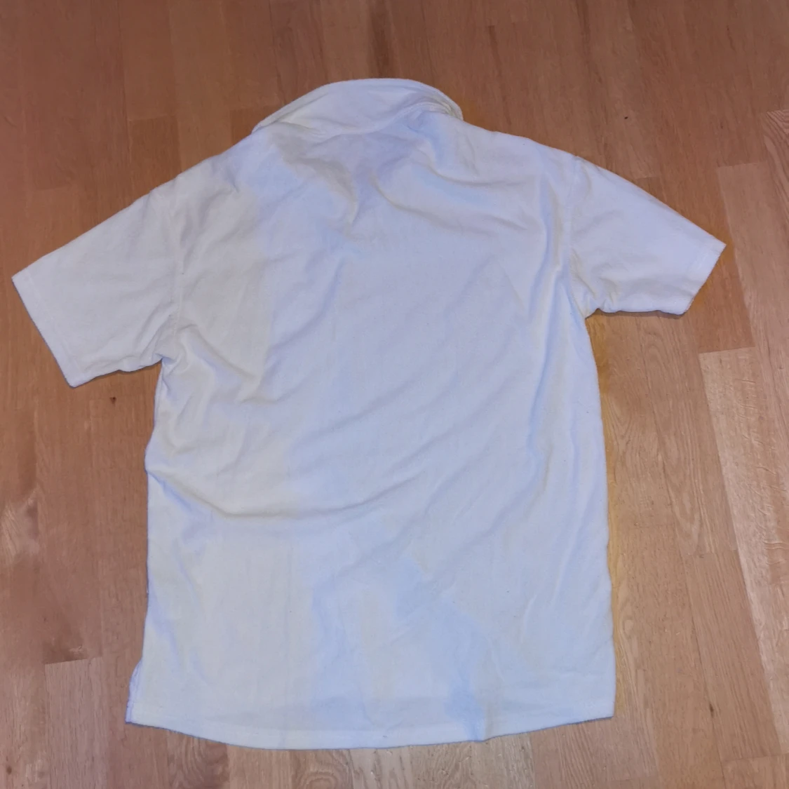 Vit kortärmad froté t-shirt från lager 157 - 1