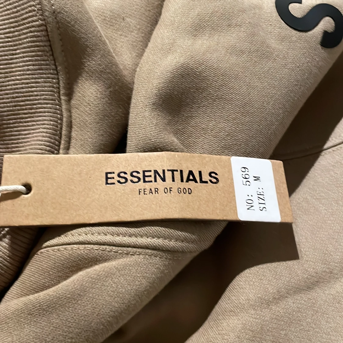 Beige hoodie från Essentials - 4