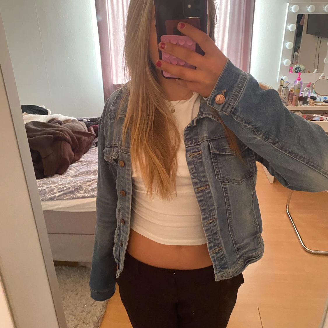 Blå jeansjacka från ONLY