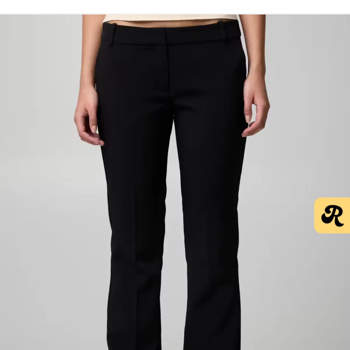 Svarta kostymbyxor - 2