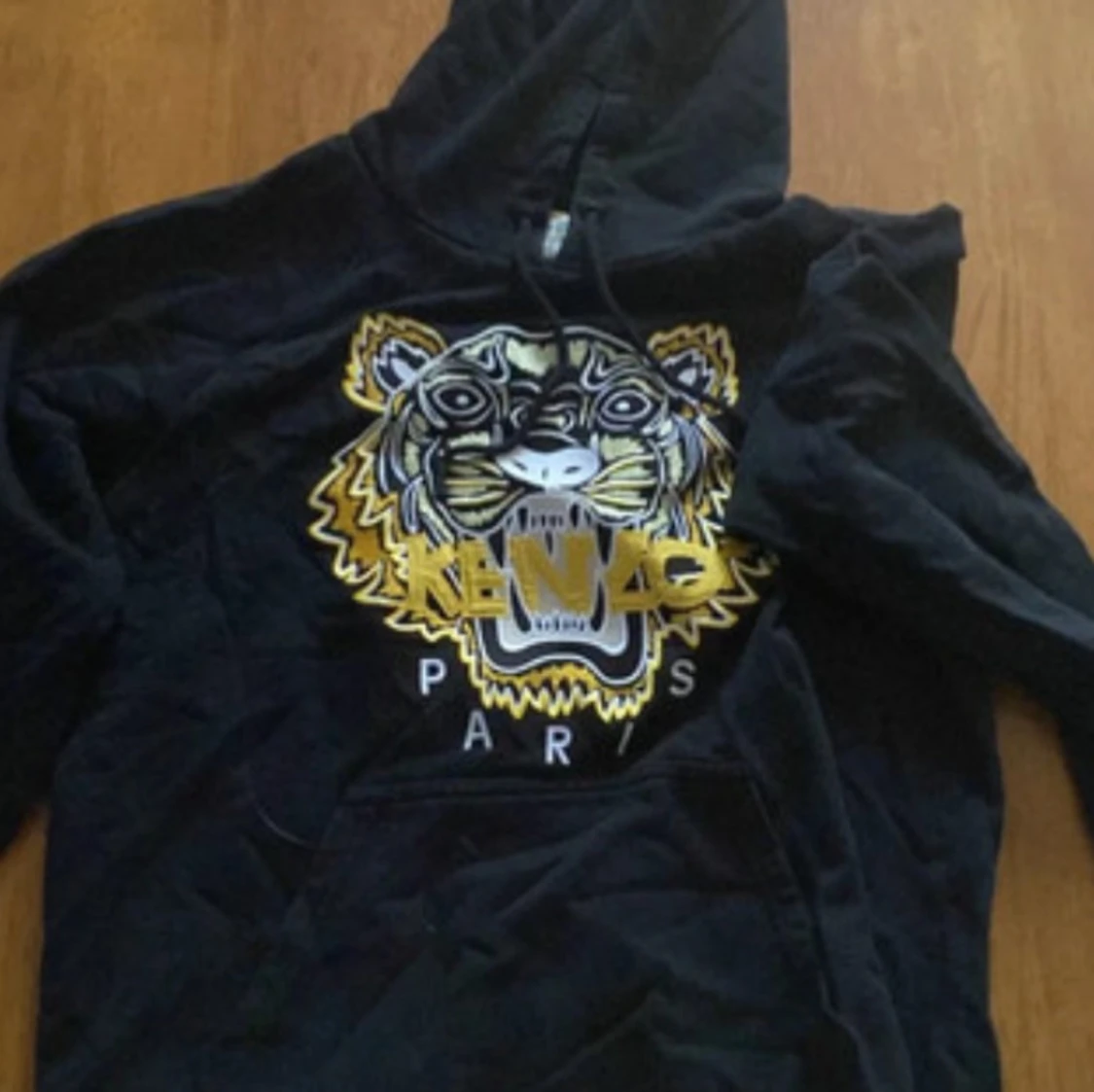 Svart Kenzo hoodie med tigertryck - 3