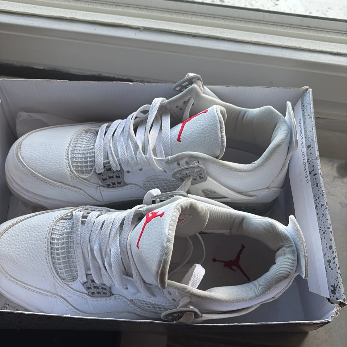 Nike Air Jordan 4 Retro White/Red - 2