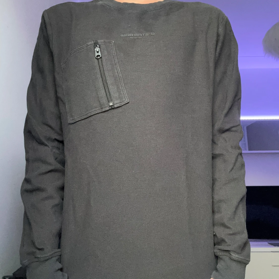 Svart långärmad tröja G-Star RAW