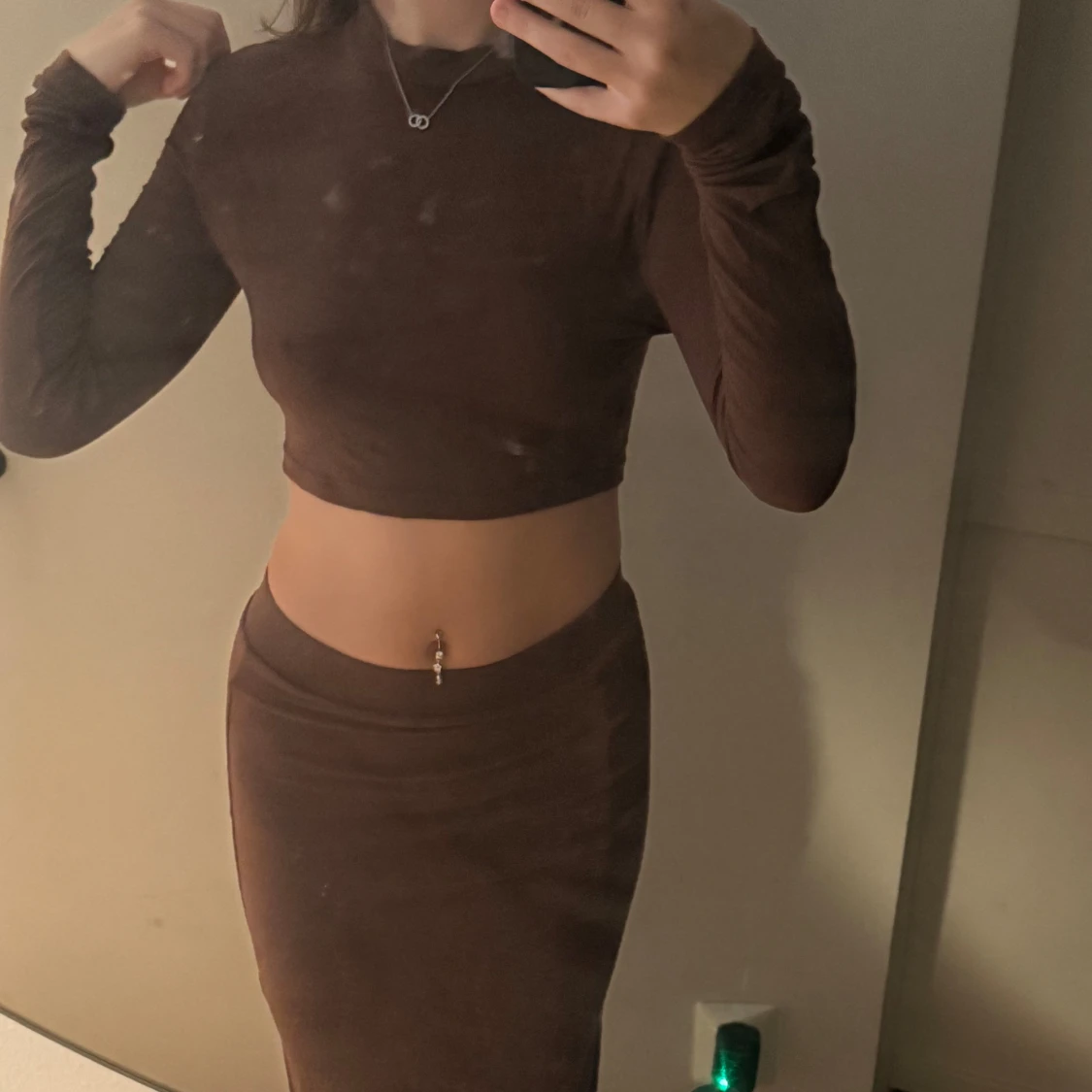 Brun klänning set  - 1