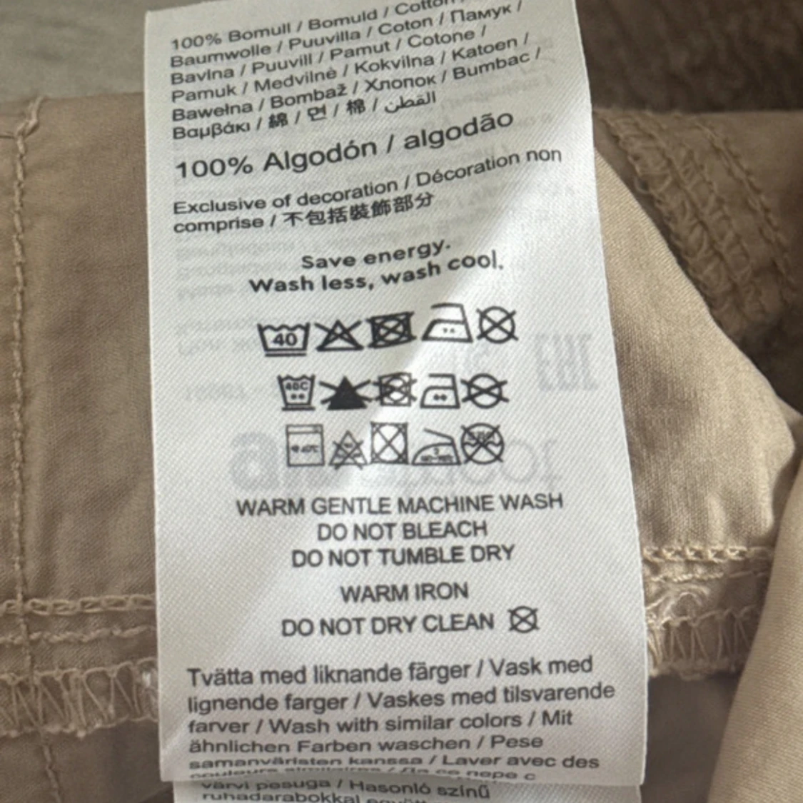 Beige cargoshorts från Gina Tricot XS - 4