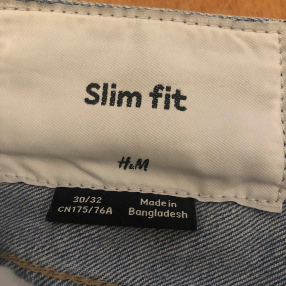 Slim fit jeans från H&M, blå - 2