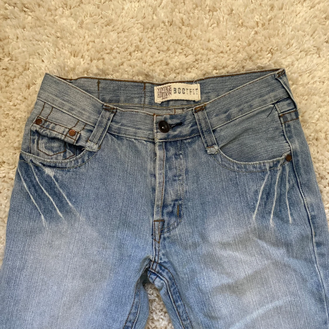 Ljusblå bootcut jeans Vintage Edition - 1