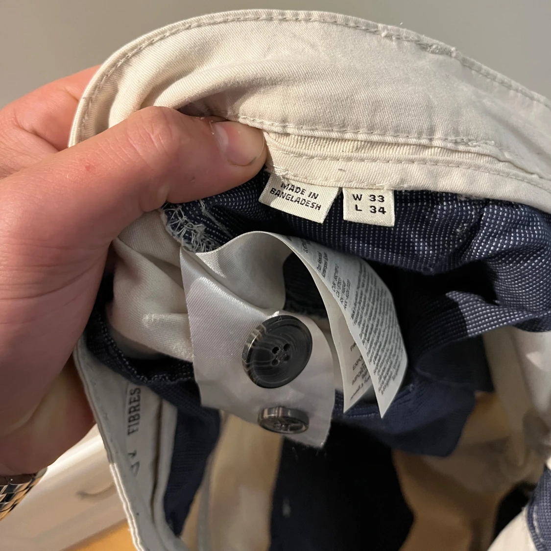 Vita chinos från selected homme - 4