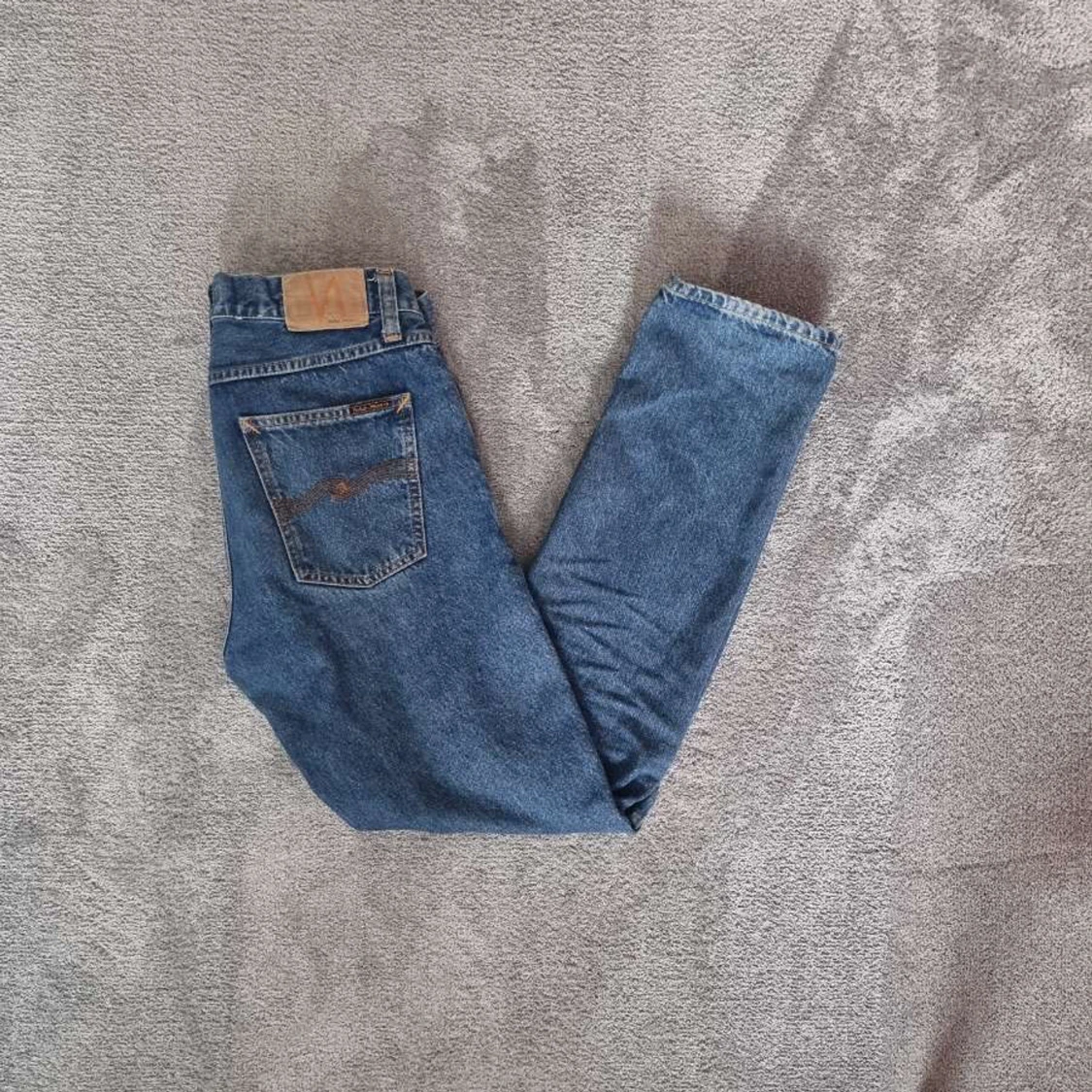 Blå jeansbyxor från Nudie Jeans - 1