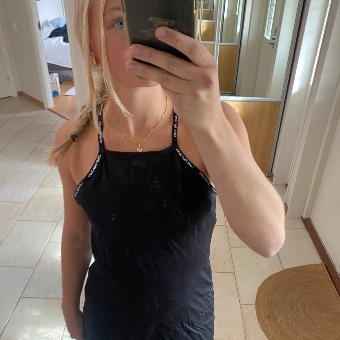 Svart kortklänning Calvin Klein Jeans 