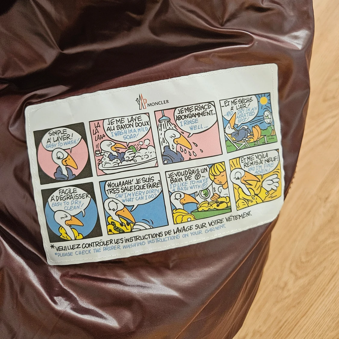 Svart Moncler pufferjacka med huva - 4