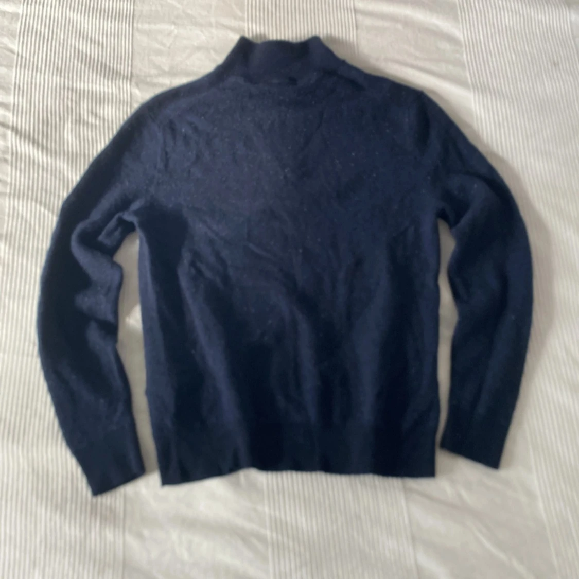 Marine blå Ralph Lauren half-zip sweater  - 1