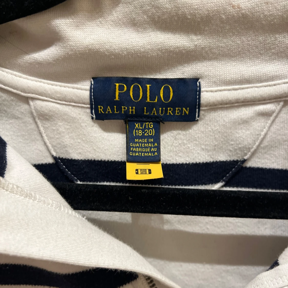 Ralph Lauren Quarter Zip Tröja Vit - 2