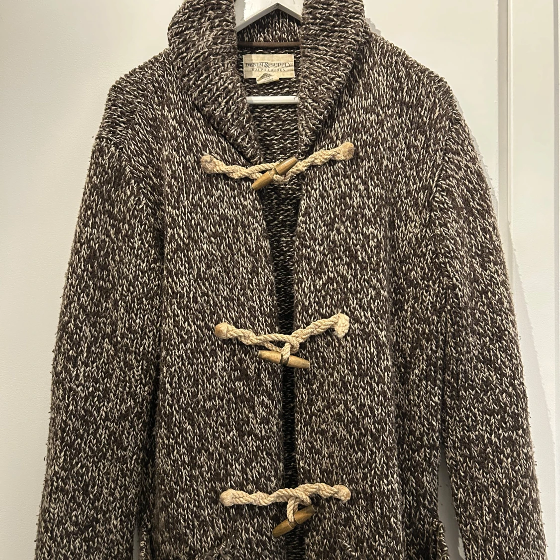 Ralph Lauren Stickad Ull Cardigan