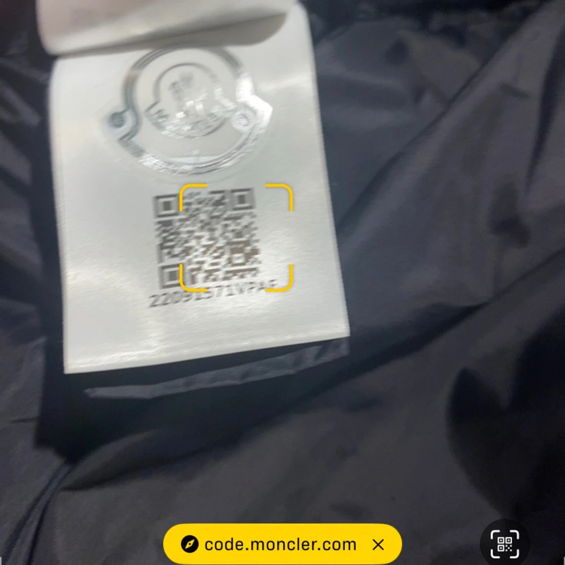 Svart jacka från Moncler - 2