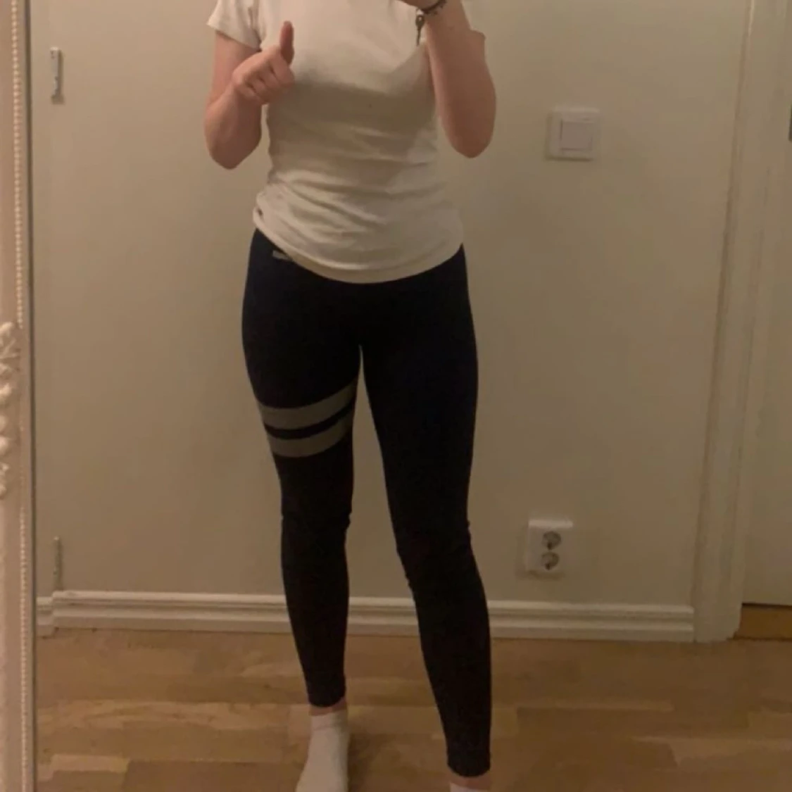 Mörkblå leggings  - 1