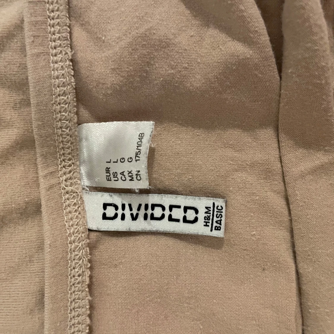 Beige bandeau tubtopp från H&M Divided - 2