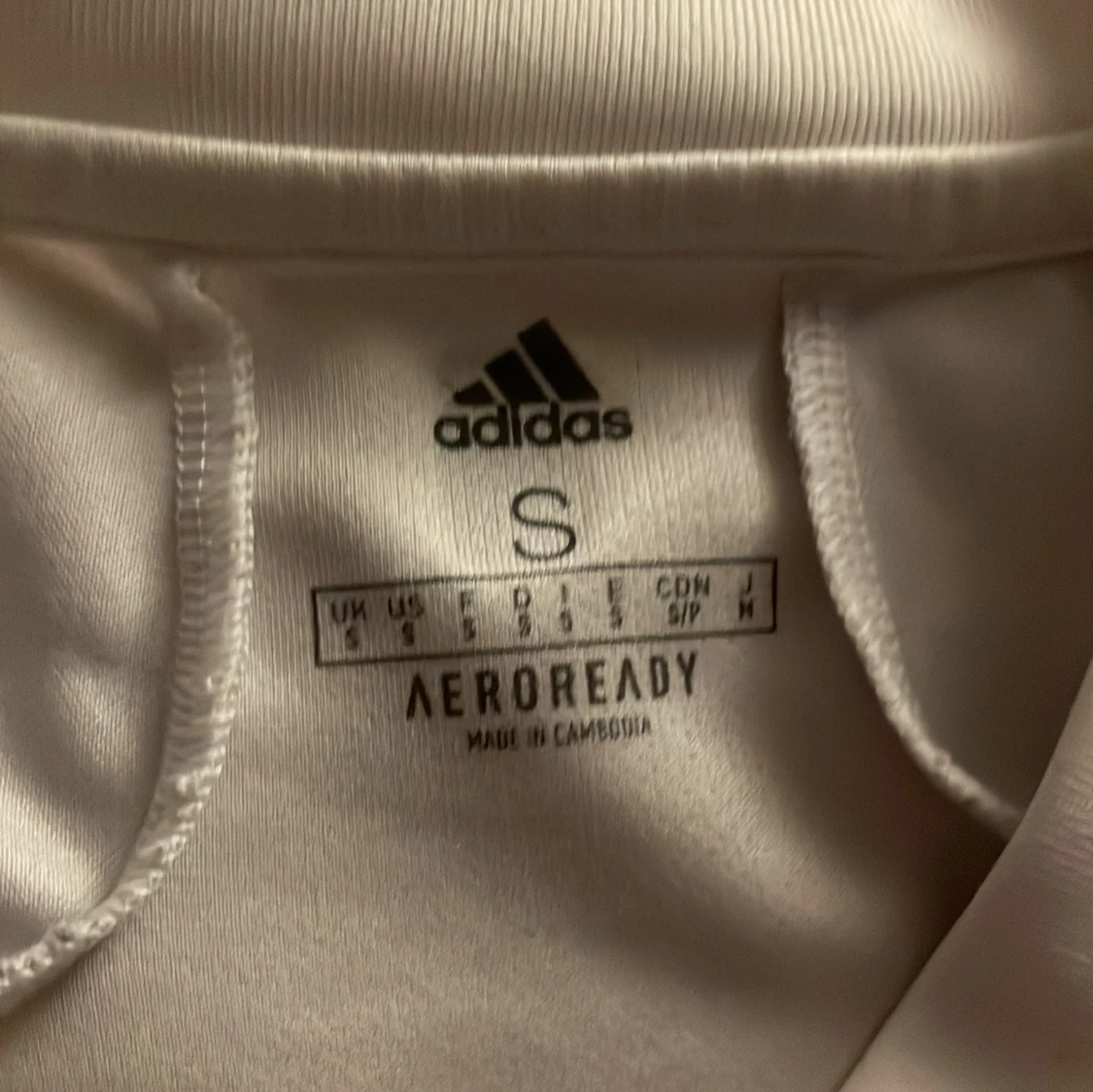 Vit Spanien fotbollströja Adidas S - 2