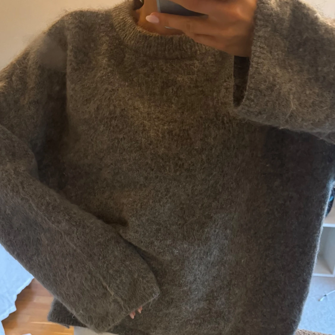 Mohair stickadtröja  - 1