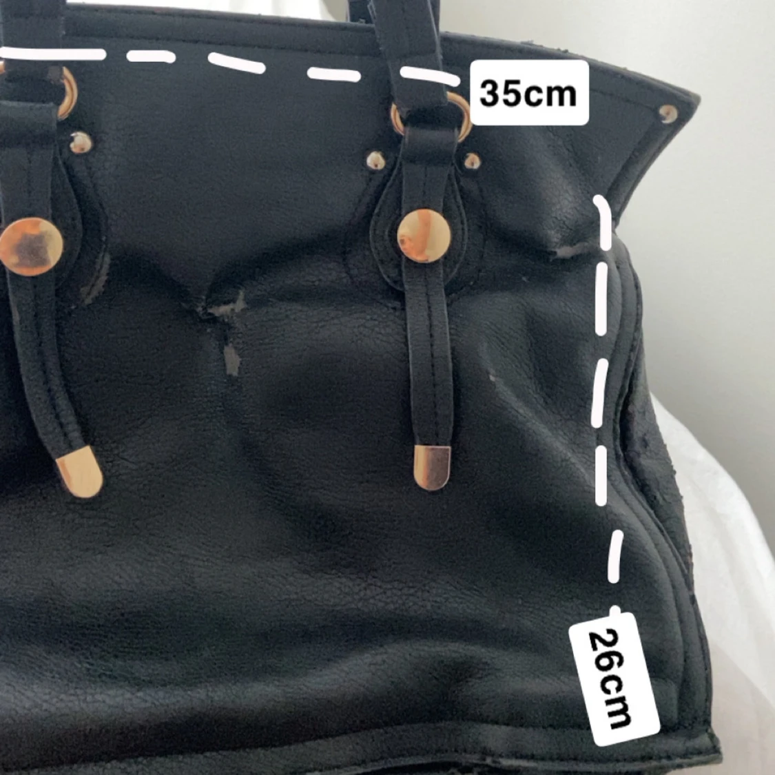 Sliten vintage väska - 1