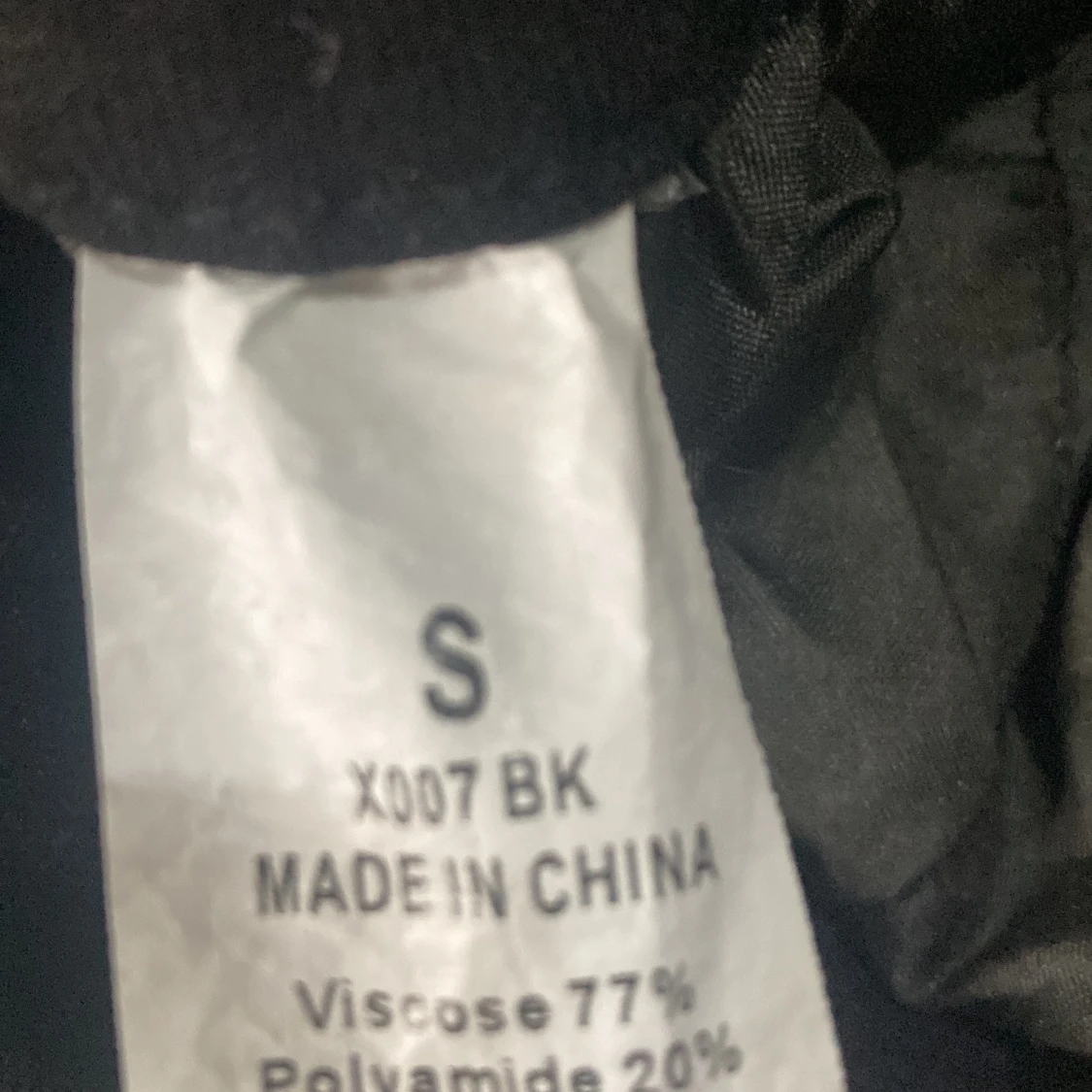 Svarta byxor i viscose, storlek S - 2