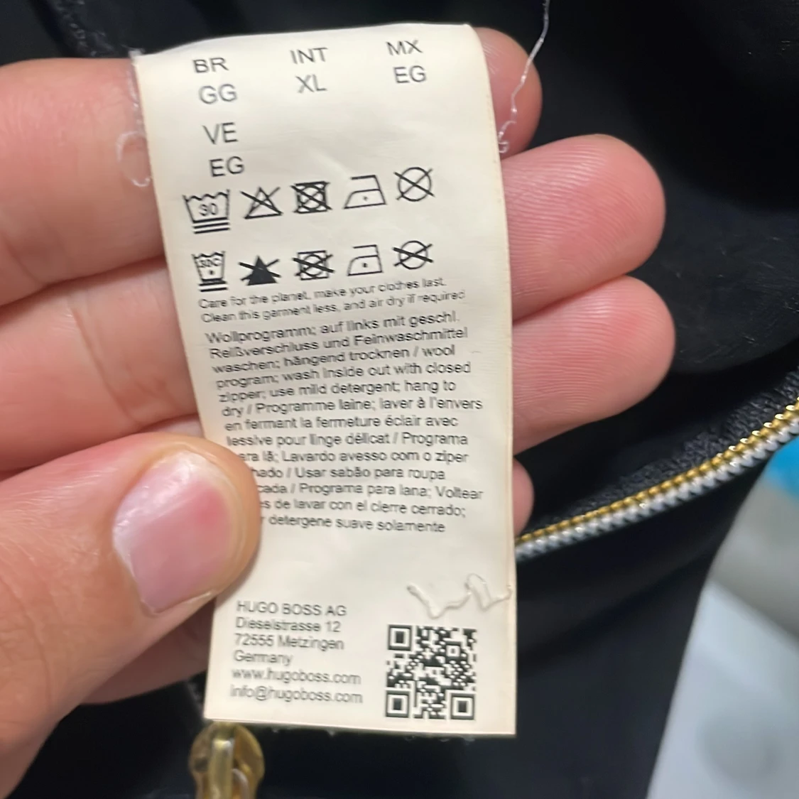 Svart hoodie från Hugo Boss XL - 3